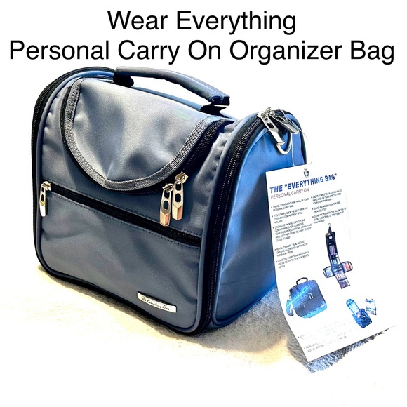 Handbags - Everything Bag Carry On Travel Makeup Toiletry Jewelry Case Pouch Organizer